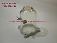 Колба-отстойник для Separ-2000/5K с контактами №30984K - Топливные сепараторы SEPAR SWK-2000, DAHL и другие. Купить у официального дилера ГРАНД-СЕПАР.